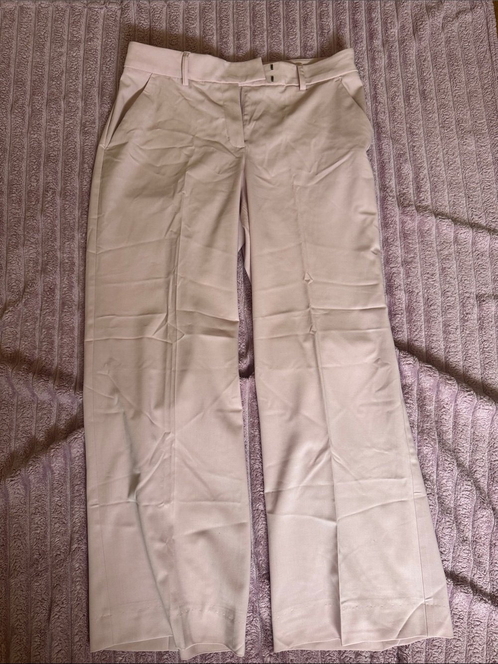 Classic Wide-Leg Women's Pants in pink